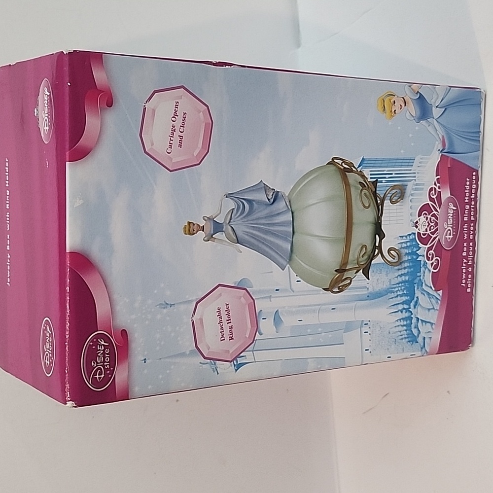 Disney Cinderella Pumpkin Carriage Jewelry Box Trinket - Picture 8 of 11